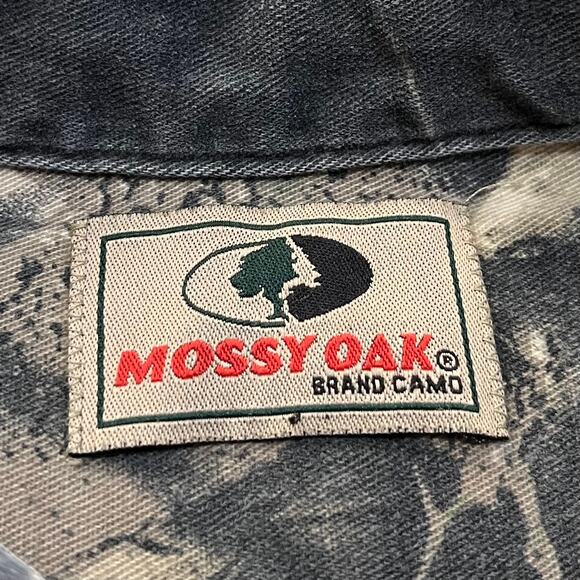 Vintage Mossy Oak Camouflage Long Sleeve Button Up Large / XL - Picture 3 of 6